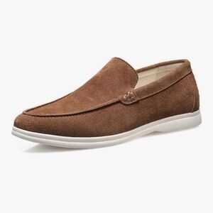 Men's Brown Suede Loafers Santimon size 8